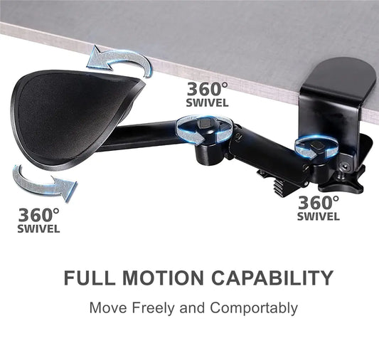 دعم مكتبي دوار مريح للساعد