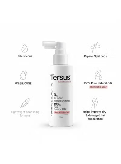 Tersus Repairing Hair Oil with Caffeine, Keratin, Rosemary, Black Seed & Clove – 120ml