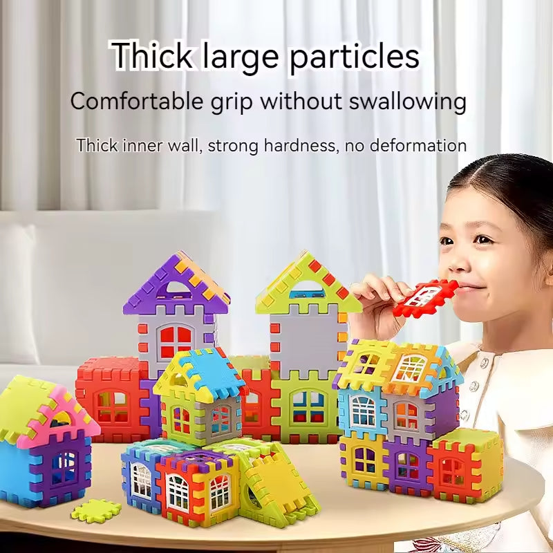 140-Piece Colorful Building Blocks Set for Kids – Educational DIY Construction Toy for Boys & Girls – Creative Learning Playset for Ages 3+