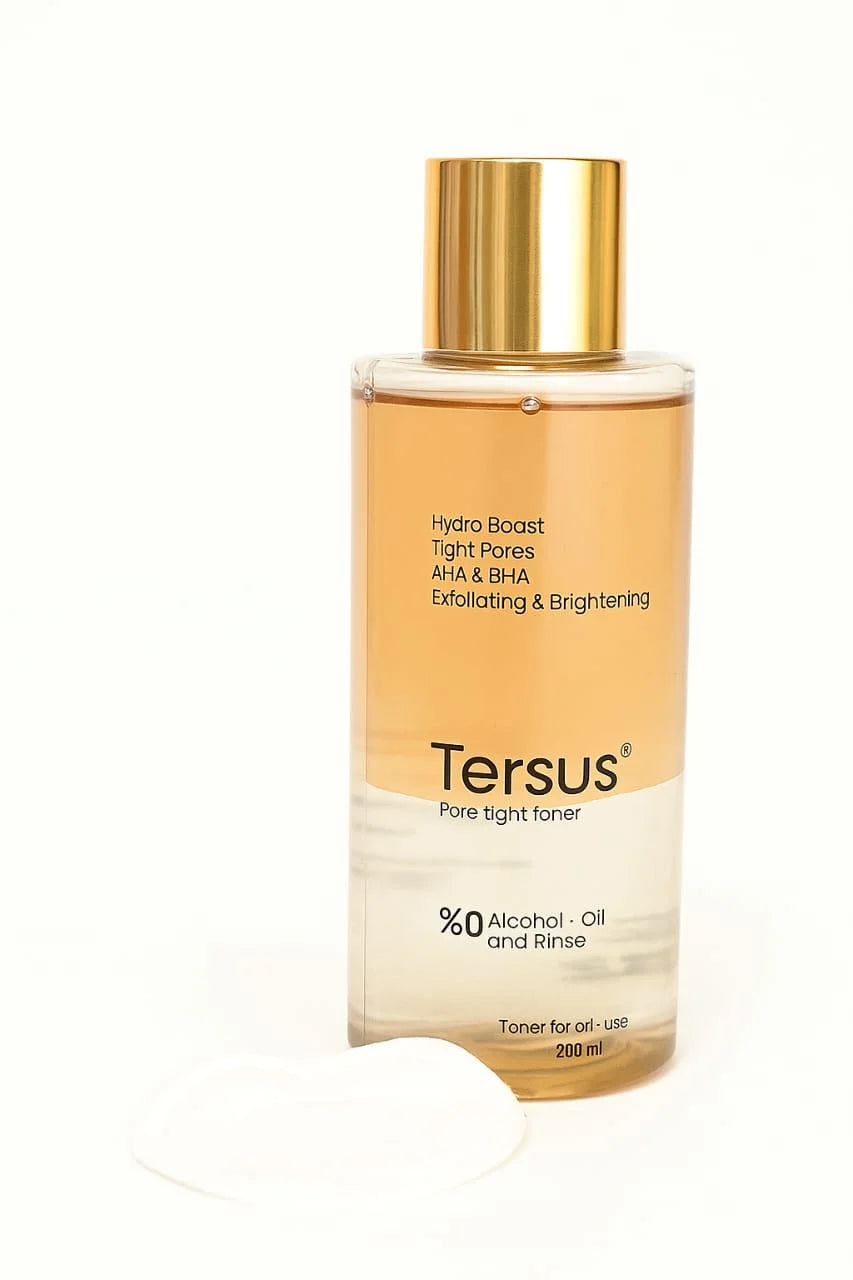 Tersus Facial Toner Gentle Exfoliating AHA/BHA Toner for Pore Refining, Acne Control & Hydration - 200 ml