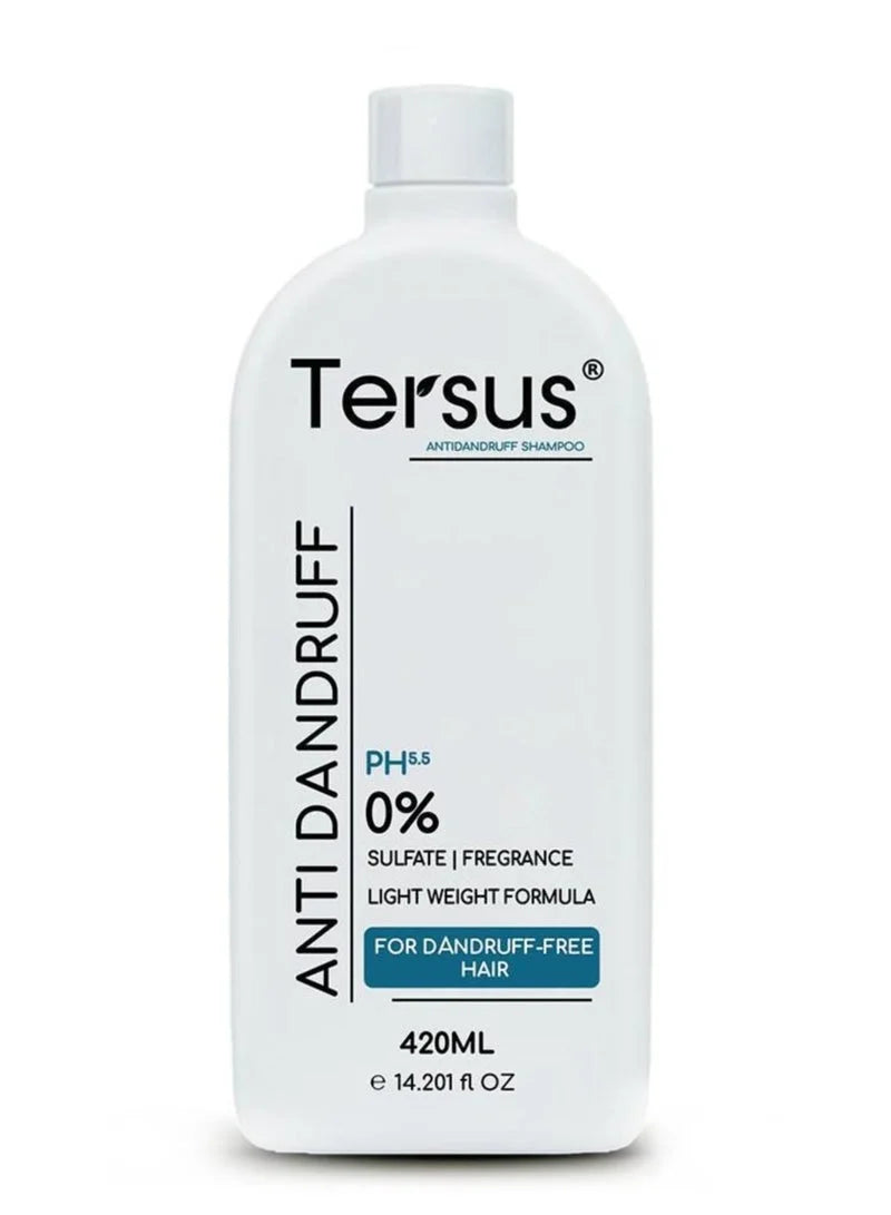 Tersus Anti-Dandruff Shampoo  Sulphate-Free Shampoo for Flake Control & Scalp Comfort - 420 ml