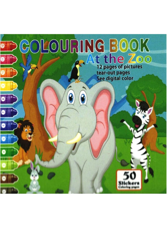 Animals Coloring Book for All Ages – Great for Learning & Creativity