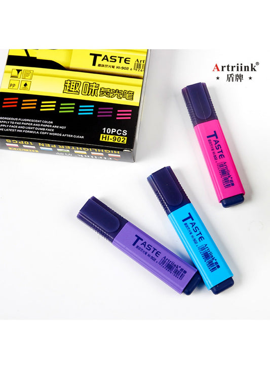 Colorful Highlighter 10 Pen Set