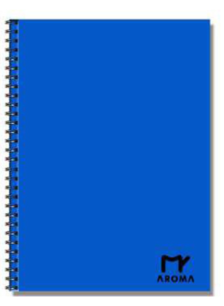 دفتر ملاحظات حلزوني AROMA A4 - دفتر ملاحظات متين من 100 صفحة للاستخدام اليومي