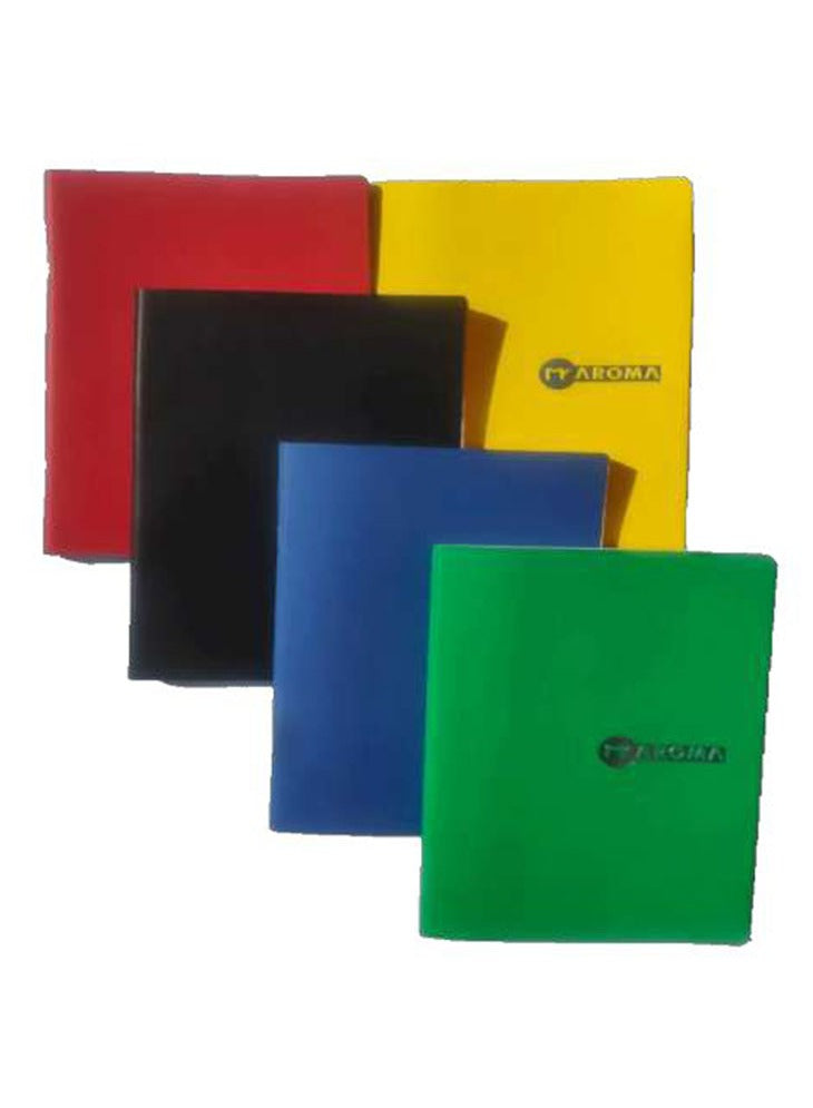 دفتر ملاحظات أروما متعدد الألوان، ذو غلاف حلزوني، مقاس 15×12 سم - 100 ورقة، أغلفة بطاقات متينة