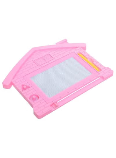 Aroma Magnetic Drawing and Writing Board for Kids- pink plastic