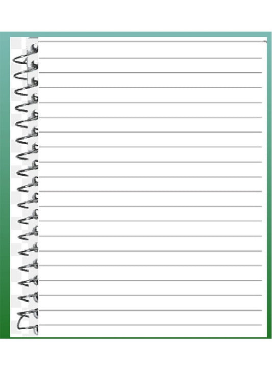 AROMA Durable Plastic Cover Spiral Notebook | A4 Wire-Bound | 100 Sheets for School, Office & Personal Use