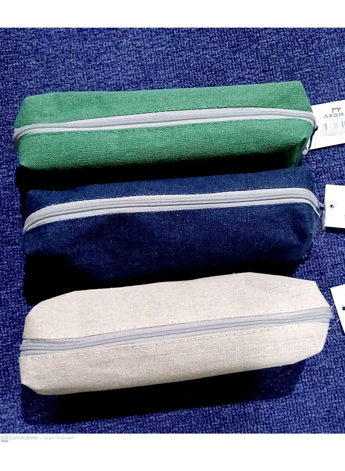 Stylish Fabric Pencil Case with Zipper Durable and Practical