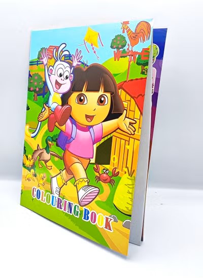 "Dora and Boots Kids' Cartoon Coloring Book - Fun and Educational Activity Book for Children"