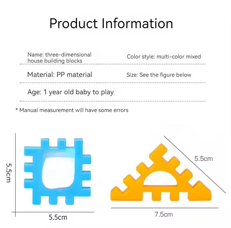 140-Piece Colorful Building Blocks Set for Kids – Educational DIY Construction Toy for Boys & Girls – Creative Learning Playset for Ages 3+