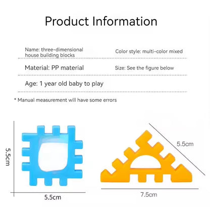 140-Piece Colorful Building Blocks Set for Kids – Educational DIY Construction Toy for Boys & Girls – Creative Learning Playset for Ages 3+