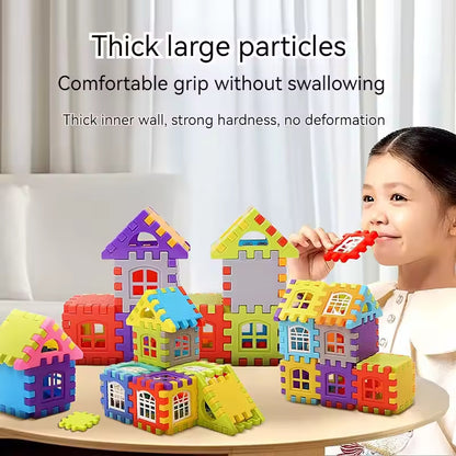 140-Piece Colorful Building Blocks Set for Kids – Educational DIY Construction Toy for Boys & Girls – Creative Learning Playset for Ages 3+