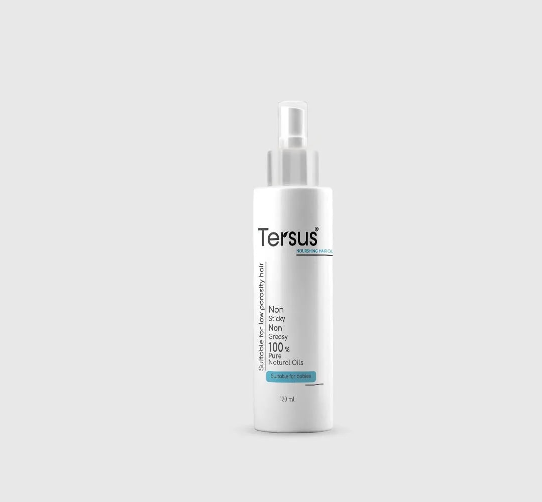 Tersus Nourishing Oil  Lightweight Natural Oil Blend for Softness & Shine with Almond & Jojoba - 120 ml