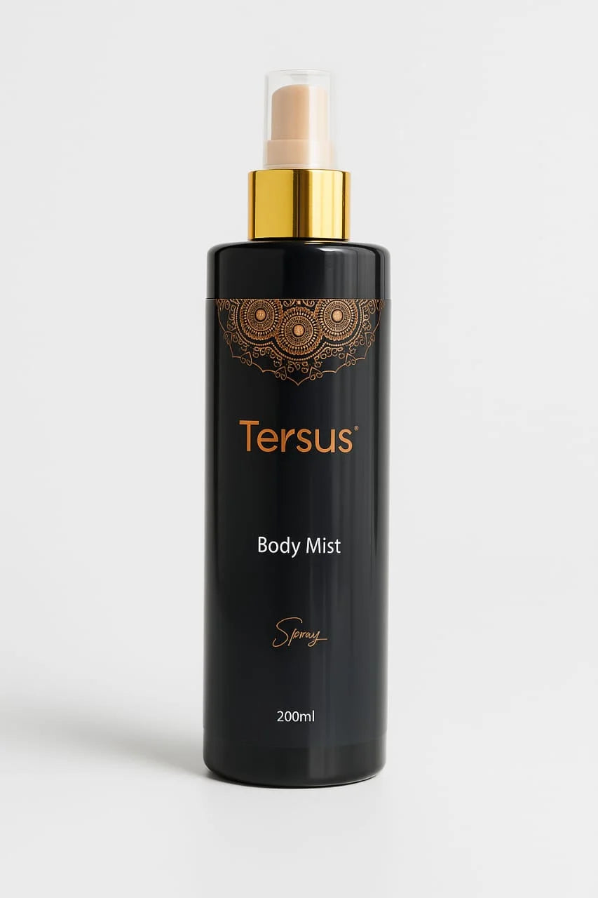Tersus Oud Mist  Long-Lasting Oriental Woody Body Mist with Oud, Amber & Saffron - 200 ml