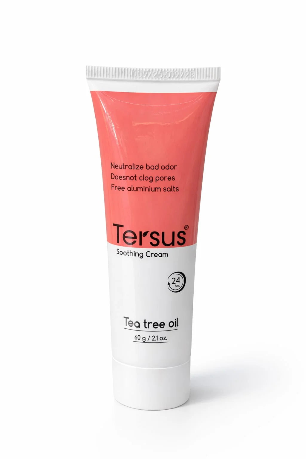 Tersus Deodorant Cream  Gentle Aluminum-Free Deodorant with Zinc Oxide & Tea Tree Oil for Odor Control - 60 g