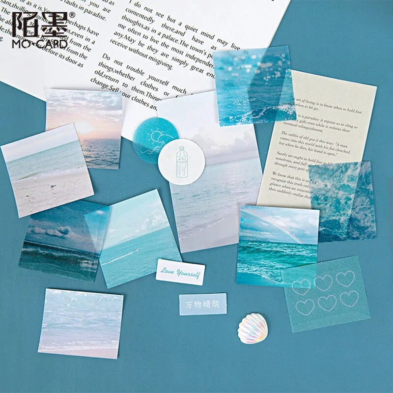 15 قطعة من مجلة Ins Star Moon Craft Paper Junk Journal