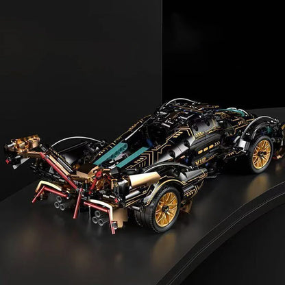 أكثر من 1000 قطعة من مكعبات بناء سباقات خضراء مصنوعة من مادة ABS، لعبة يدوية للتجميع، مناسبة للمكتب المنزلي