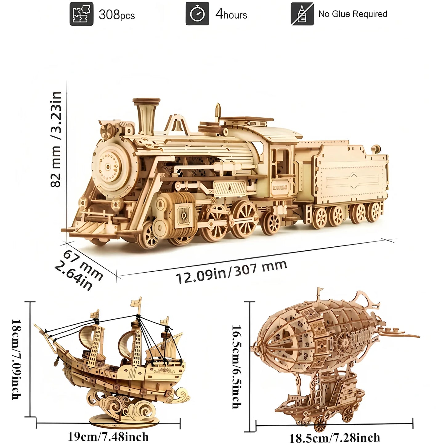 Children's science and education and educational assembly toys, hand-assembled models, decorative models, children's DIY gifts