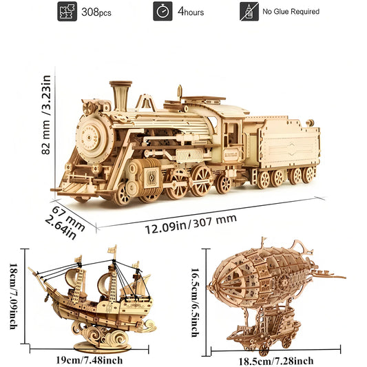 Children's science and education and educational assembly toys, hand-assembled models, decorative models, children's DIY gifts