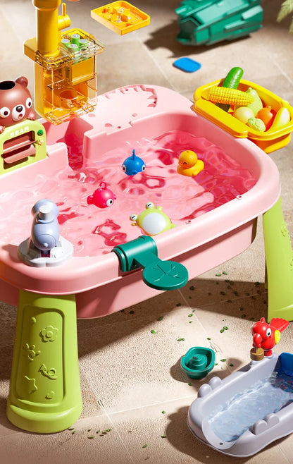 ألعاب مطبخ للأطفال، ألعاب كهربائية ممتعة، ألعاب مائية، حوض غسيل، صيد الأسماك، غسيل الأطباق، ألعاب منزلية، ألعاب تقمص الأدوار، ألعاب تعليمية مبكرة للأطفال.