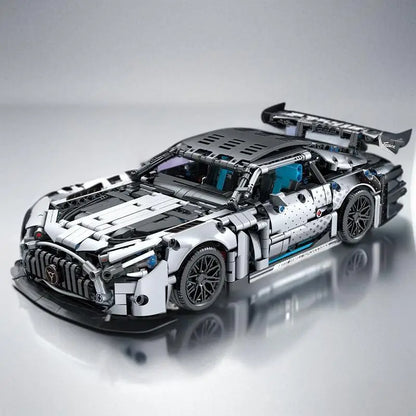 مجموعة مكعبات بناء سيارة سباق ماسوندي بمقياس 1:14 - طقم نموذج مكون من 1466 قطعة للأولاد والكبار، هدية عيد ميلاد مميزة
