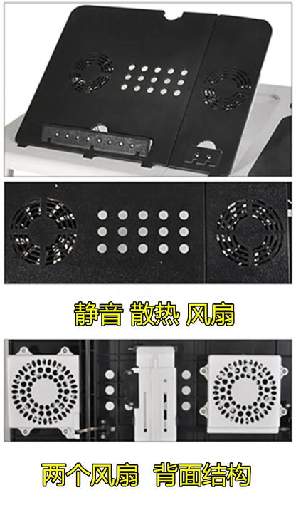laptop desk for bed Multi functional adjustable table usb Cooling fan Portable folding adjustable laptop table lap desk