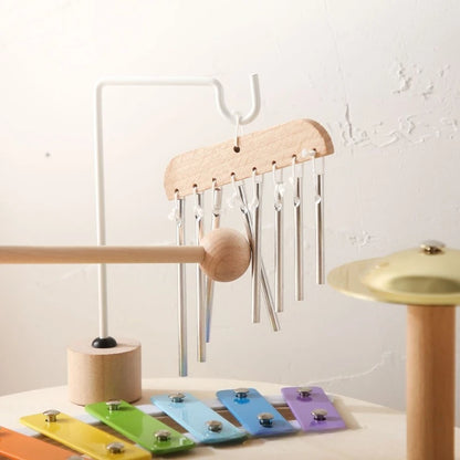 Wooden Musical Instruments Toys for Kids Xylophone Drum Aeolian Bells Percussion Baby Montessori Educational Toys Birthday Gifts
