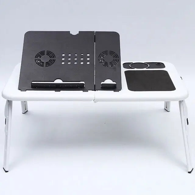 laptop desk for bed Multi functional adjustable table usb Cooling fan Portable folding adjustable laptop table lap desk