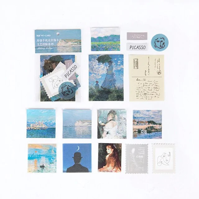 15 قطعة من مجلة Ins Star Moon Craft Paper Junk Journal