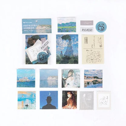 15 قطعة من مجلة Ins Star Moon Craft Paper Junk Journal