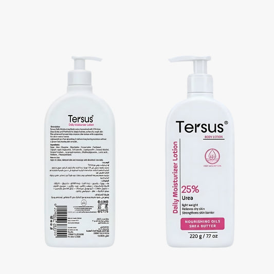 Tersus Body Lotion  Deep Moisturizing Body Lotion with Urea 25% for Rough, Dry Skin & Keratosis Pilaris - 220 g