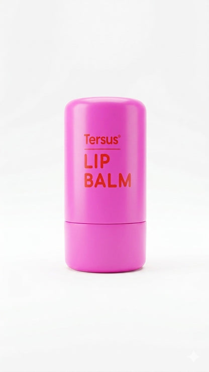 Tersus Lip Balm  Long-Lasting Nourishing Lip Balm with Shea & Cocoa Butter + UV Protection & Natural Pink Tint