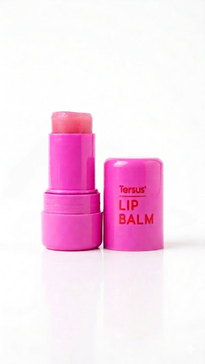 Tersus Lip Balm  Long-Lasting Nourishing Lip Balm with Shea & Cocoa Butter + UV Protection & Natural Pink Tint