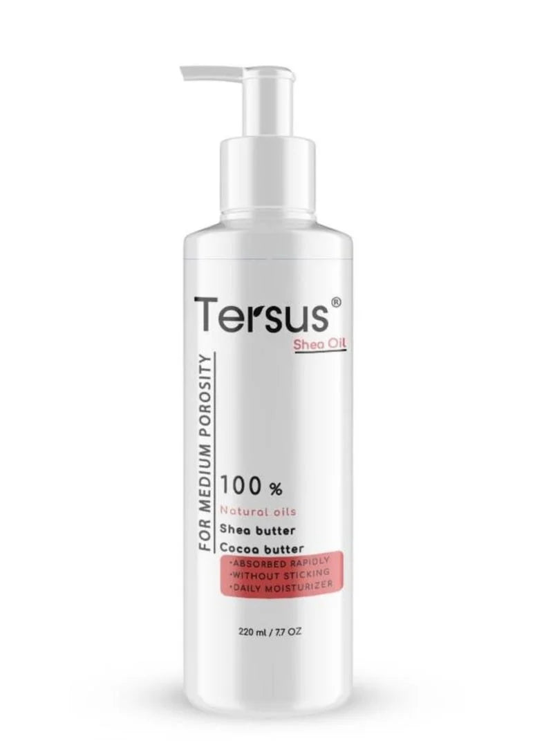 Tersus Moisturizing Shea Oil  Deep Moisture & Nourishment Oil for Medium Porosity Hair with Shea Butter - 220 ml
