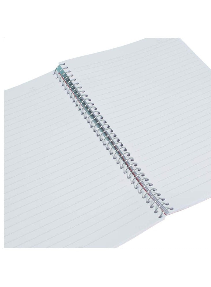 دفتر ملاحظات حلزوني AROMA A4 - دفتر ملاحظات متين من 100 صفحة للاستخدام اليومي