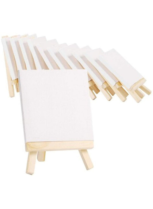 Mini Canvas and Easel Set Perfect for Painting