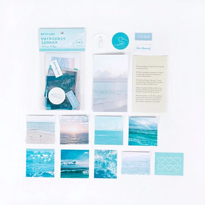 15 قطعة من مجلة Ins Star Moon Craft Paper Junk Journal