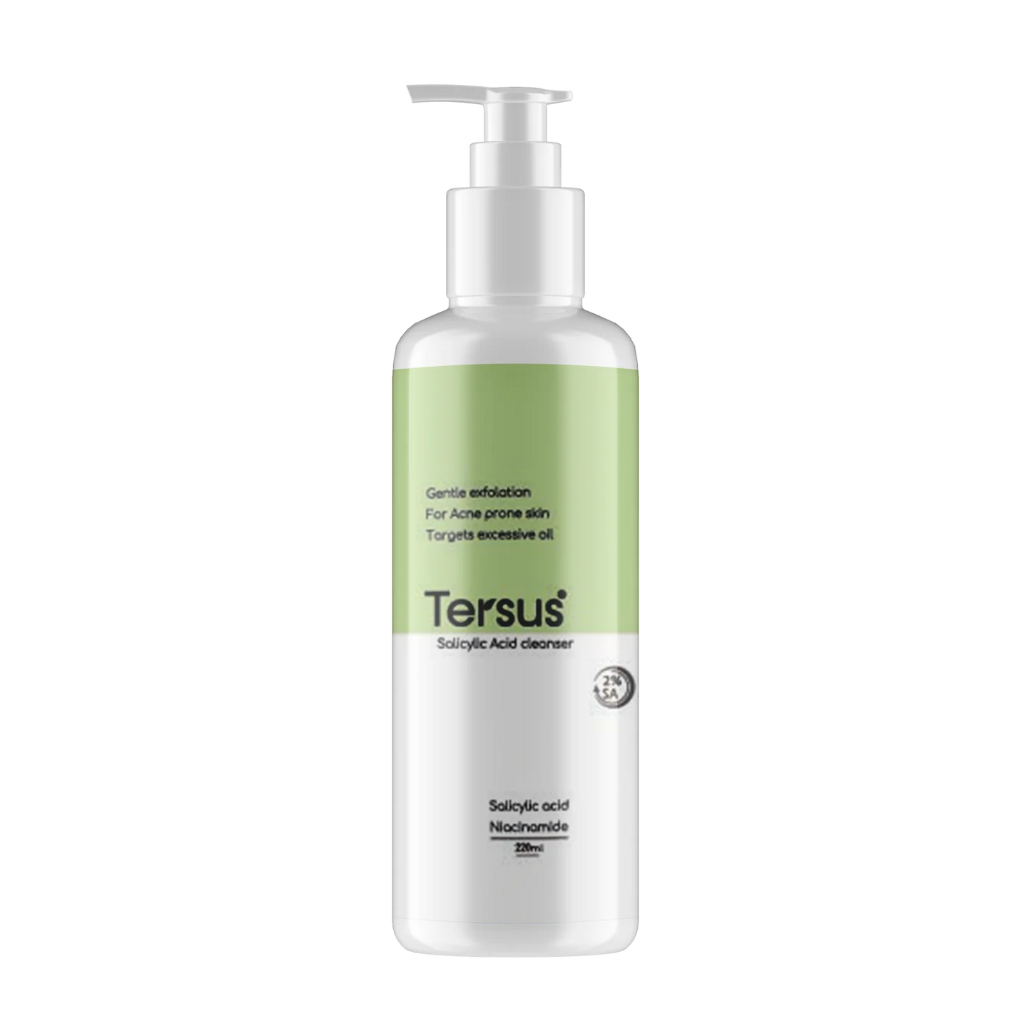 Tersus Facial Cleanser SA  Salicylic Acid Cleanser for Oily & Acne-Prone Skin with Pore Cleansing & Oil Control - 220 ml